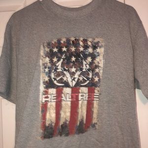 Real Tree cotton shirt grey size Medium